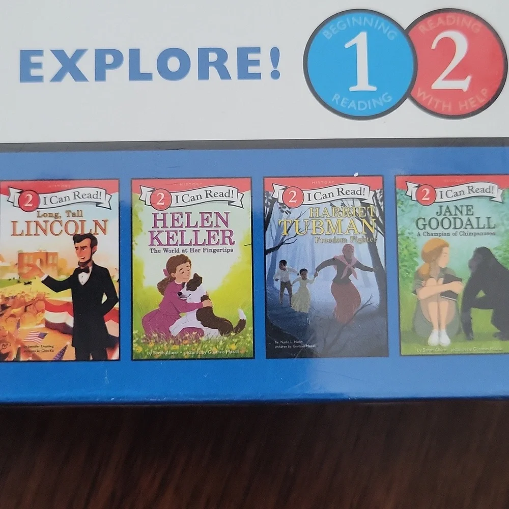 I Can Read! Read And Explore Educational Children's Book Set 8 Books, New